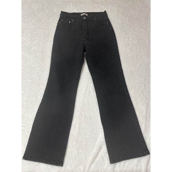 Levi's Denim - Levi's 512 Perfectly Slimming Black Flare Jeans Women's Size 10S